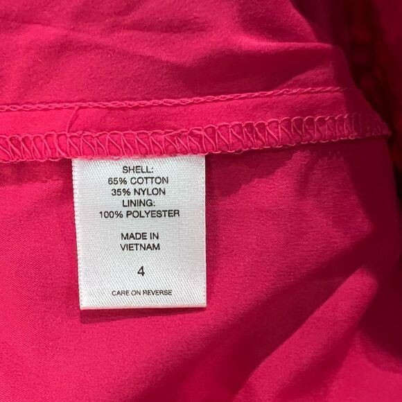 New York and Company 7th Avenue Pink and black lace pencil skirt Size 4 - Picture 6 of 14